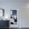 View of bedroom from living room in Philadelphia apartment